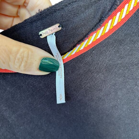 Free People Sabrina Black Sleeveless Maxi Dress w/ Back Cut Out Size Small - Picture 5 of 7